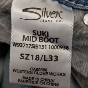 Silver jeans